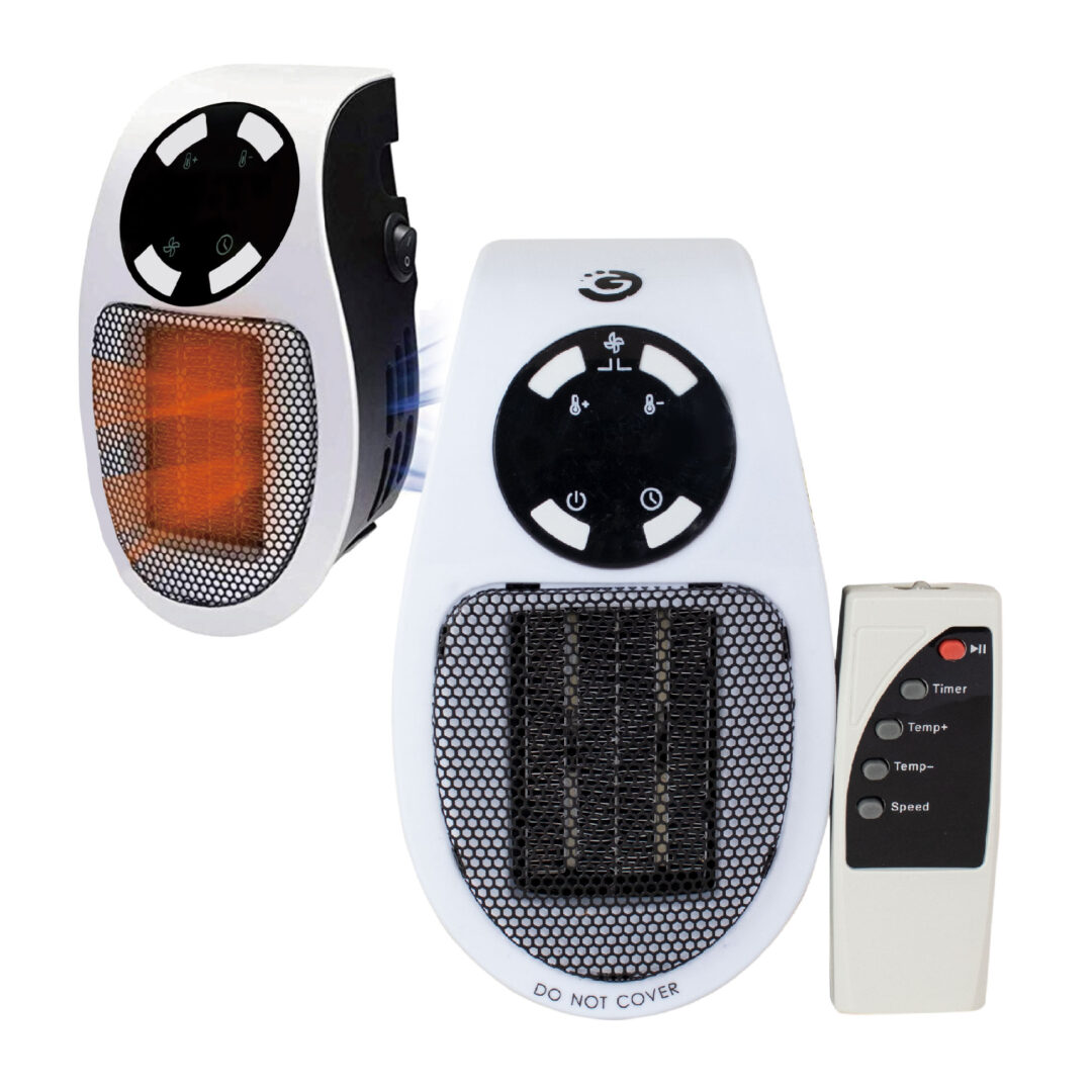 CALEFACTOR 220V PORTATIL C/ DISPLAY GOLDTECH BLANCO