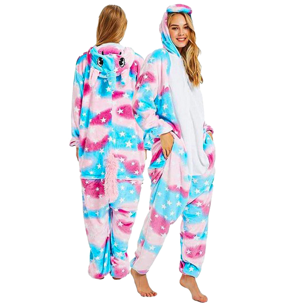 PIJAMA ADULTO UNICORNIO ESTRELLITA TALLE M