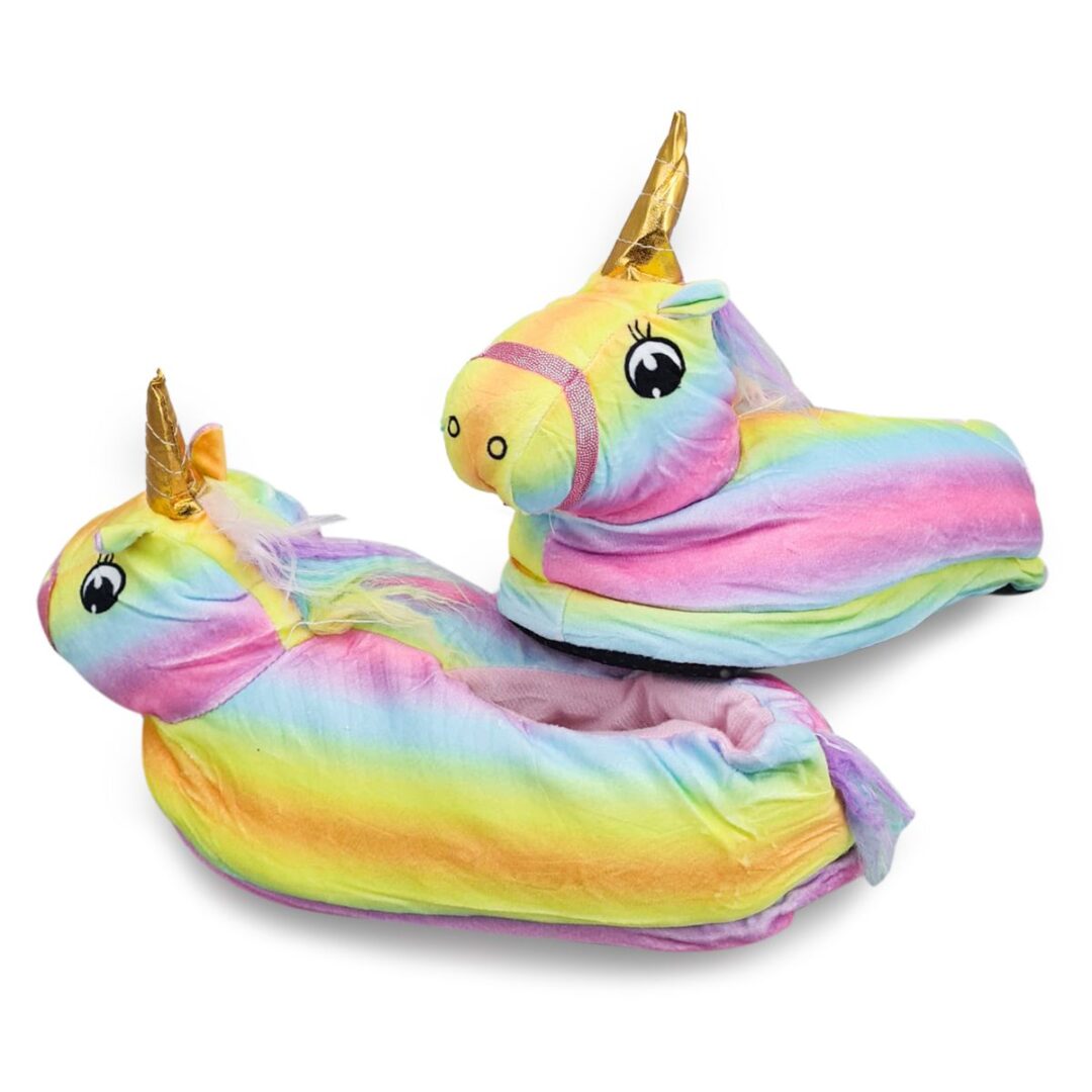PANTUFLAS UNICORNIO C/AMARILLO 25-30 35-40