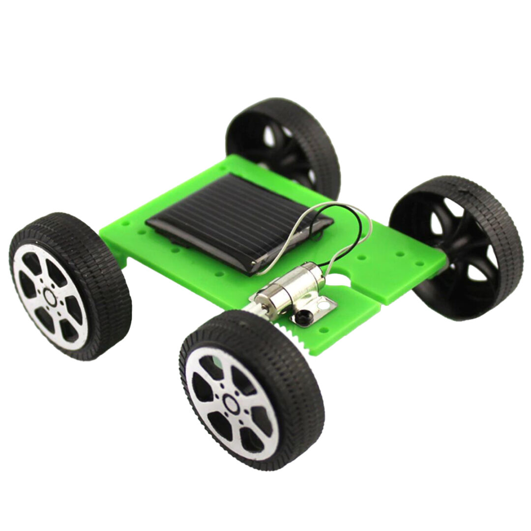AUTO PARA ARMAR C/ ENERGÍA SOLAR AZUL / VERDE
