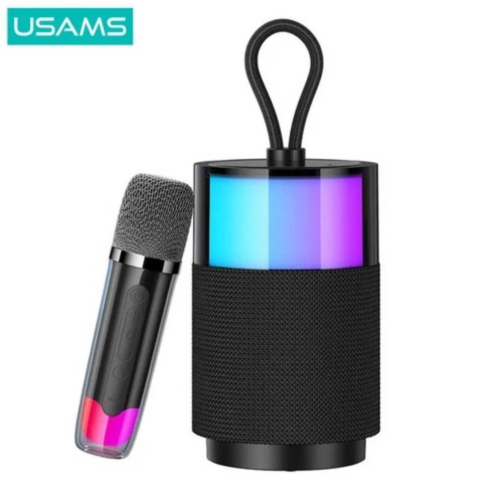 Parlante 360 con Micrófono Bluetooth Negro