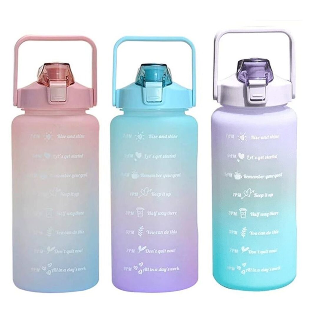 BOTELLA DE AGUA MOTIVACIONAL DEPORTIVA 2L