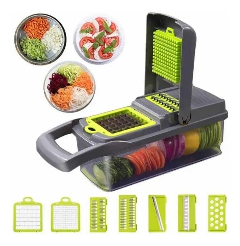 RALLADOR PICADOR CORTADOR DE VERDURAS Y FRUTAS