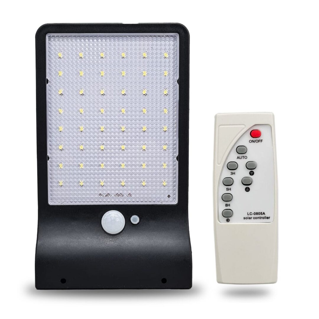 FOCO LED 48W SOLAR C/SENSOR FOTOCELULA Y CONTROL