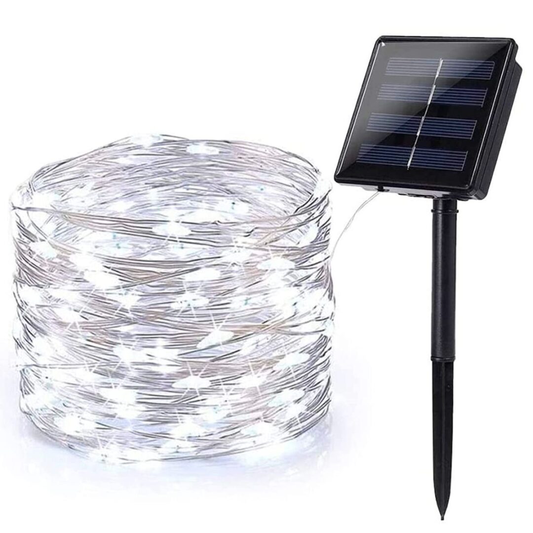 GUIRNALDA LUCIÉRNAGA SOLAR 10M 100 LUCES FRIAS