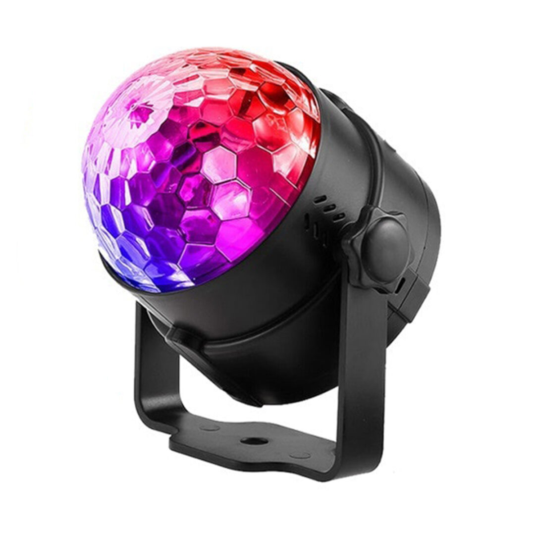 MEDIA BOLA RGB MOVIMIENTO BASE 220V