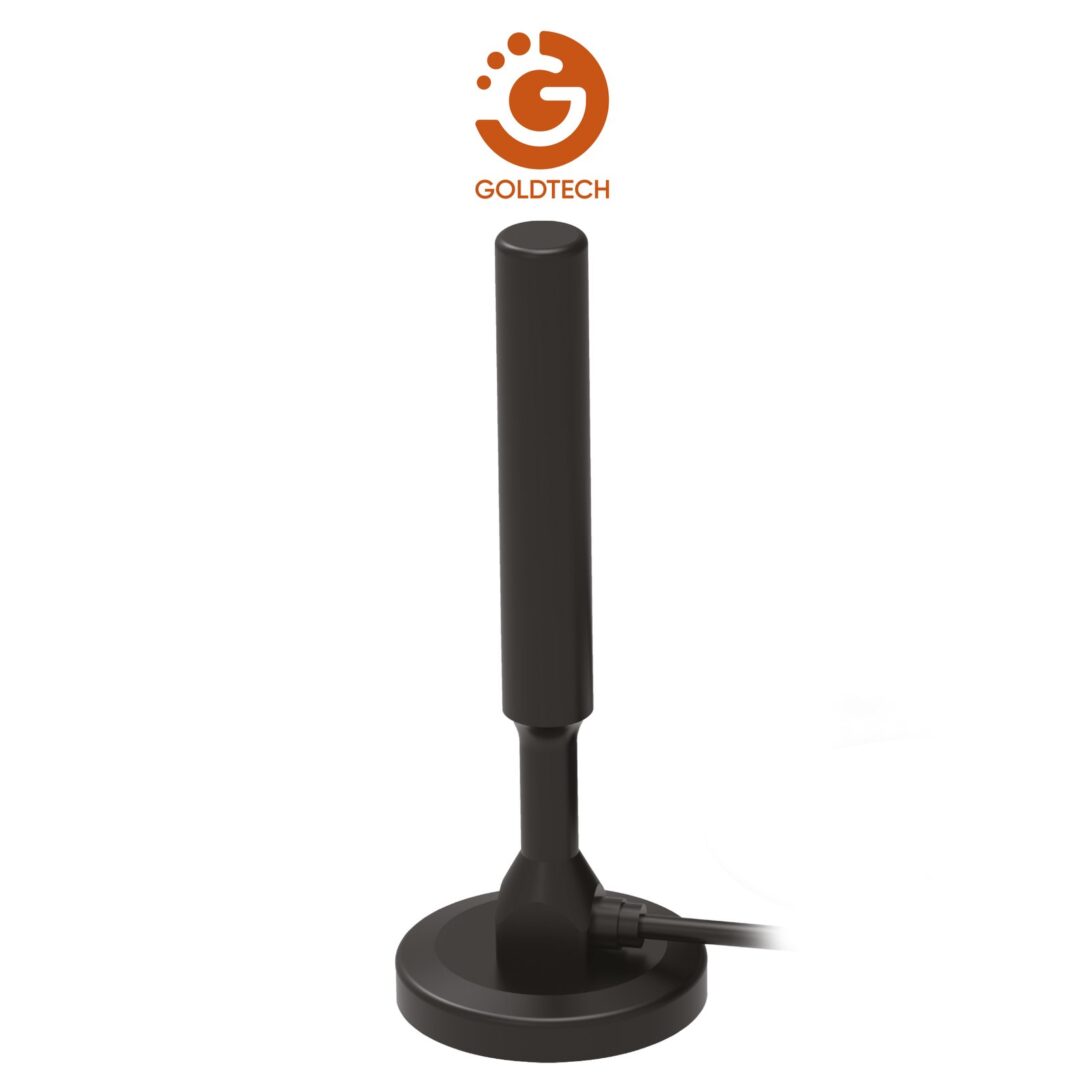 ANTENA TV DIGITAL MAGNETICA CABLE 2MTS - GOLDTECH