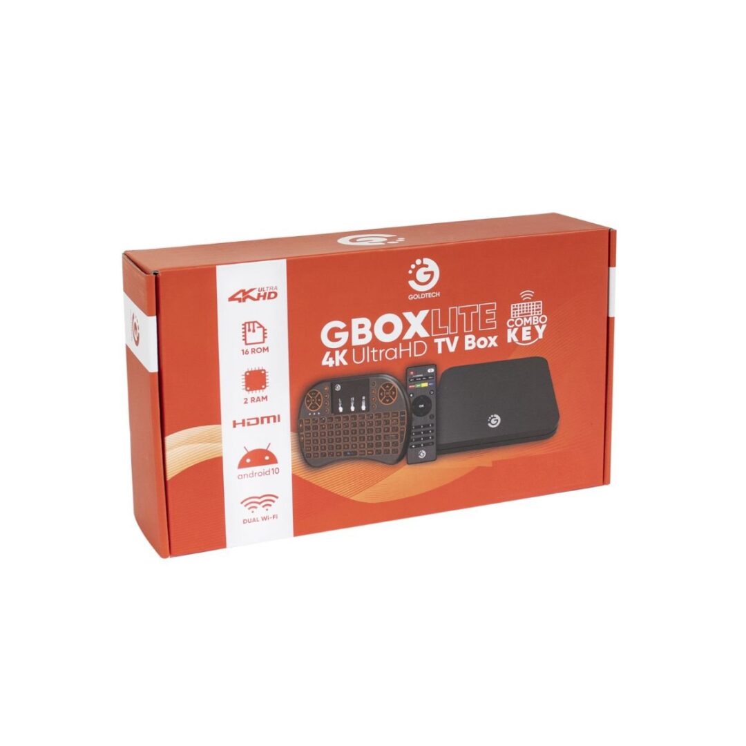 TV BOX GOLDTECH LITE KEY 16/2GB 4K + TECLADO - Imagen 3