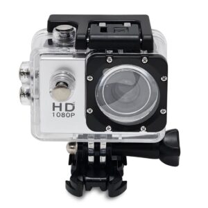 CAMARA ACCION DEPORTIVA HD 1080P PLATA