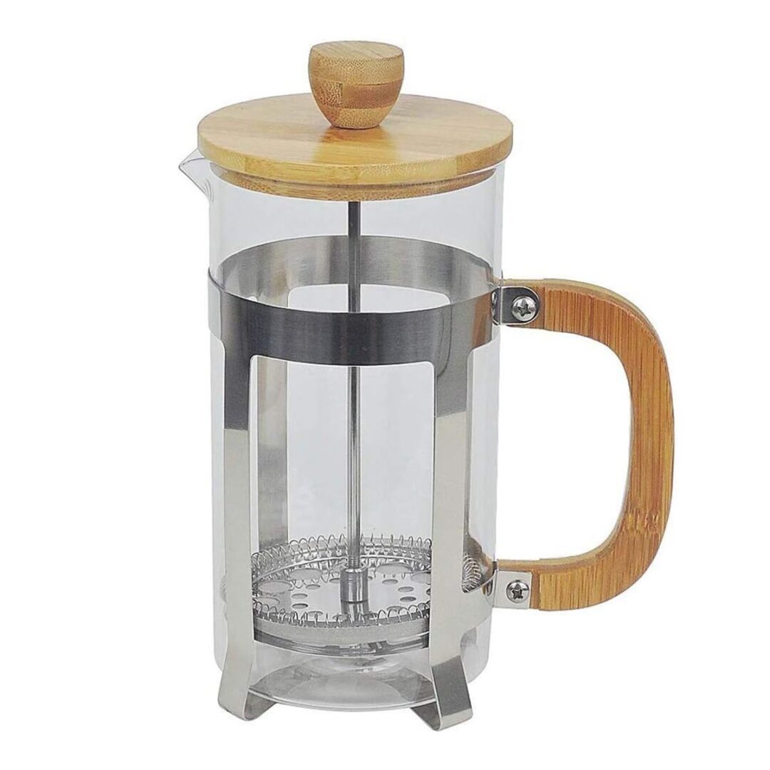 CAFETERA PRENSA FRANCESA TAPA BAMBU 600ML - Imagen 2
