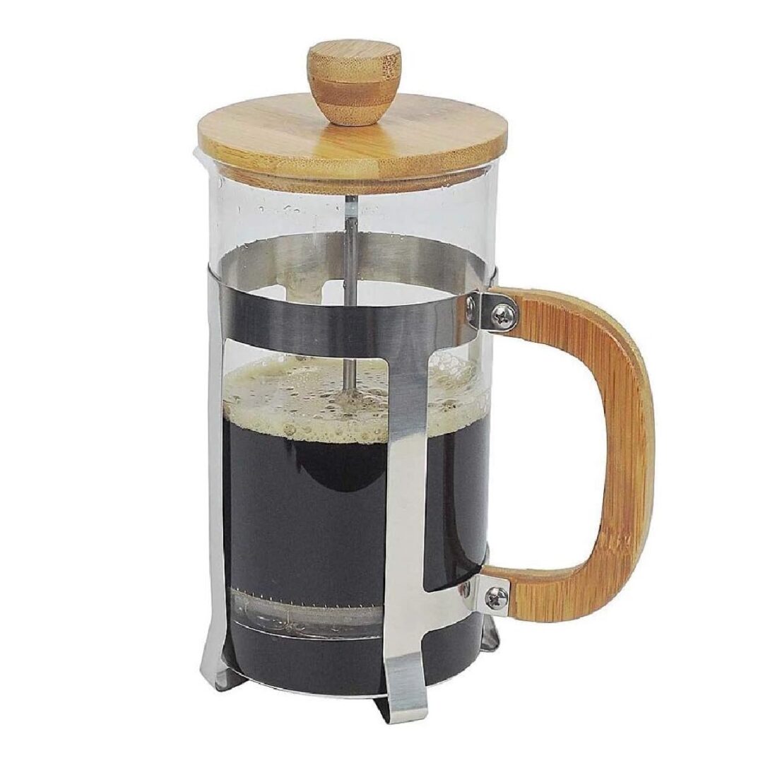 CAFETERA PRENSA FRANCESA TAPA BAMBU 600ML