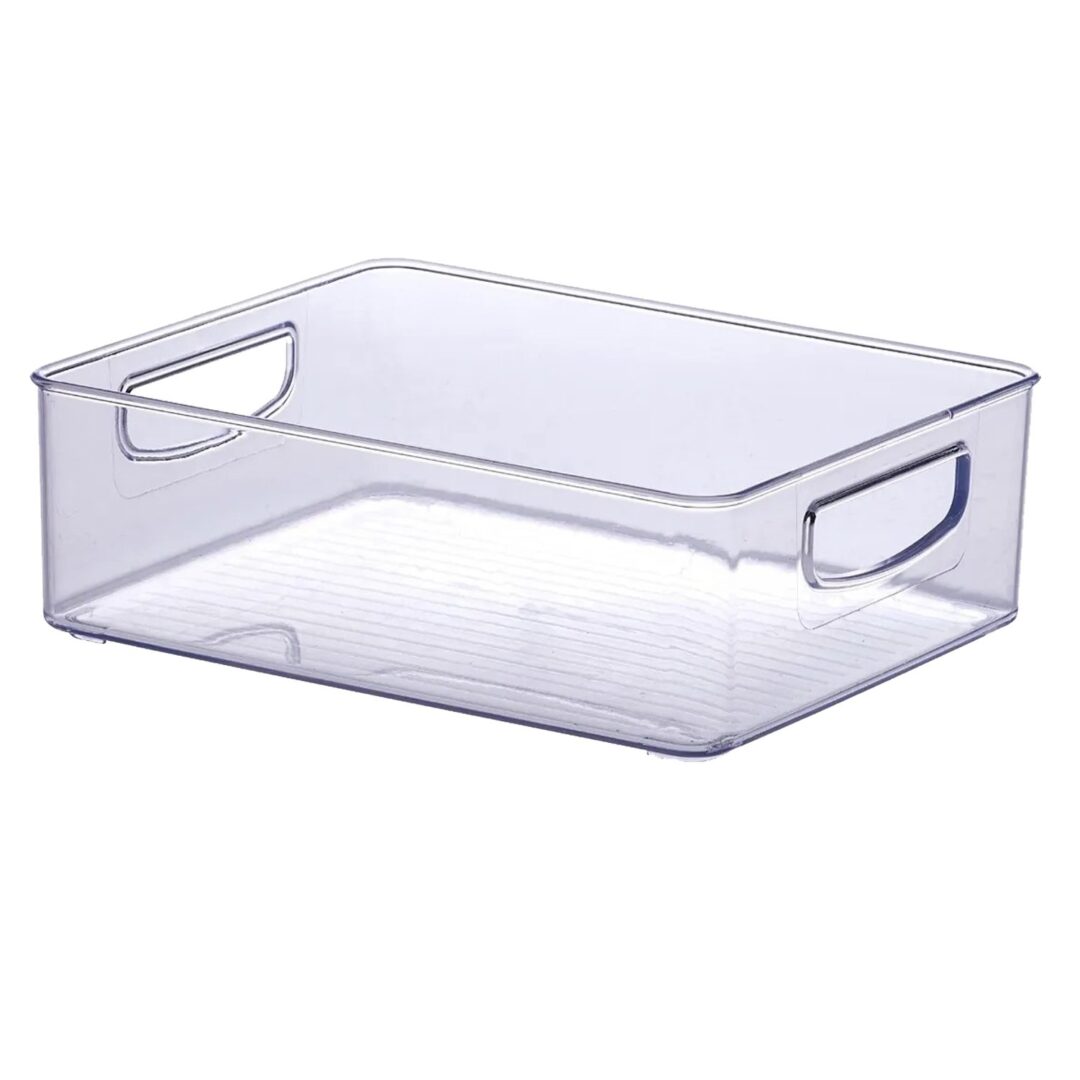 CAJA MULTIUSO ORGANIZADORA ACRILICO 25 CM CON AGARRES - Imagen 4