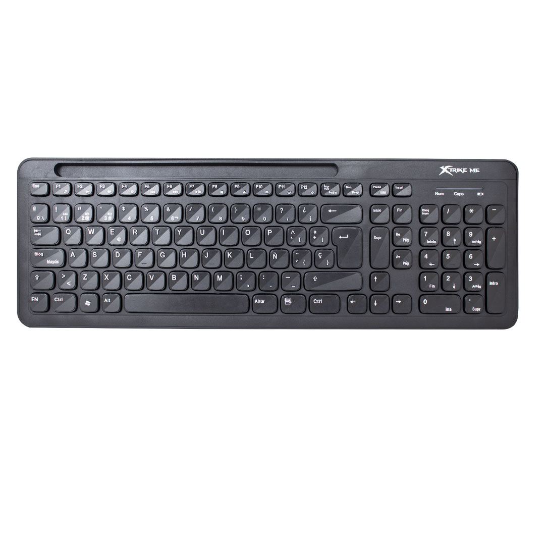 Teclado Inalámbrico Xtrike Me Kb-303 - Moderno Y Ergonómico