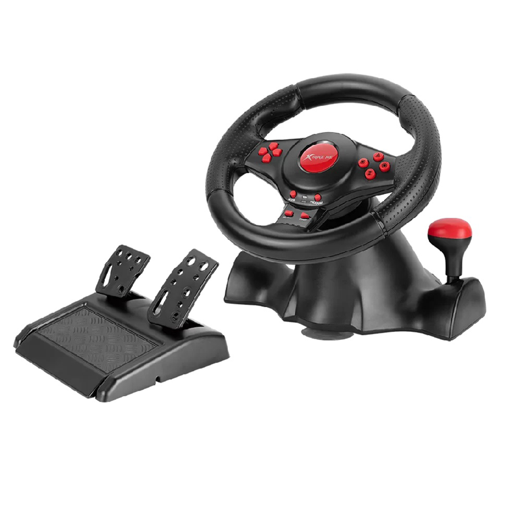 VOLANTE PEDALES PALANCA XTRIKE ME GP-903