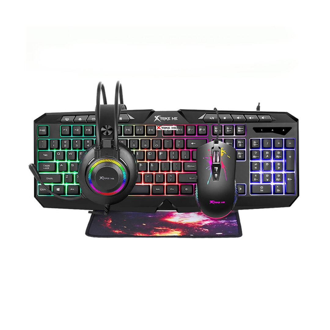COMBO GAMER 4 EN 1 XTRIKE ME CMX-410