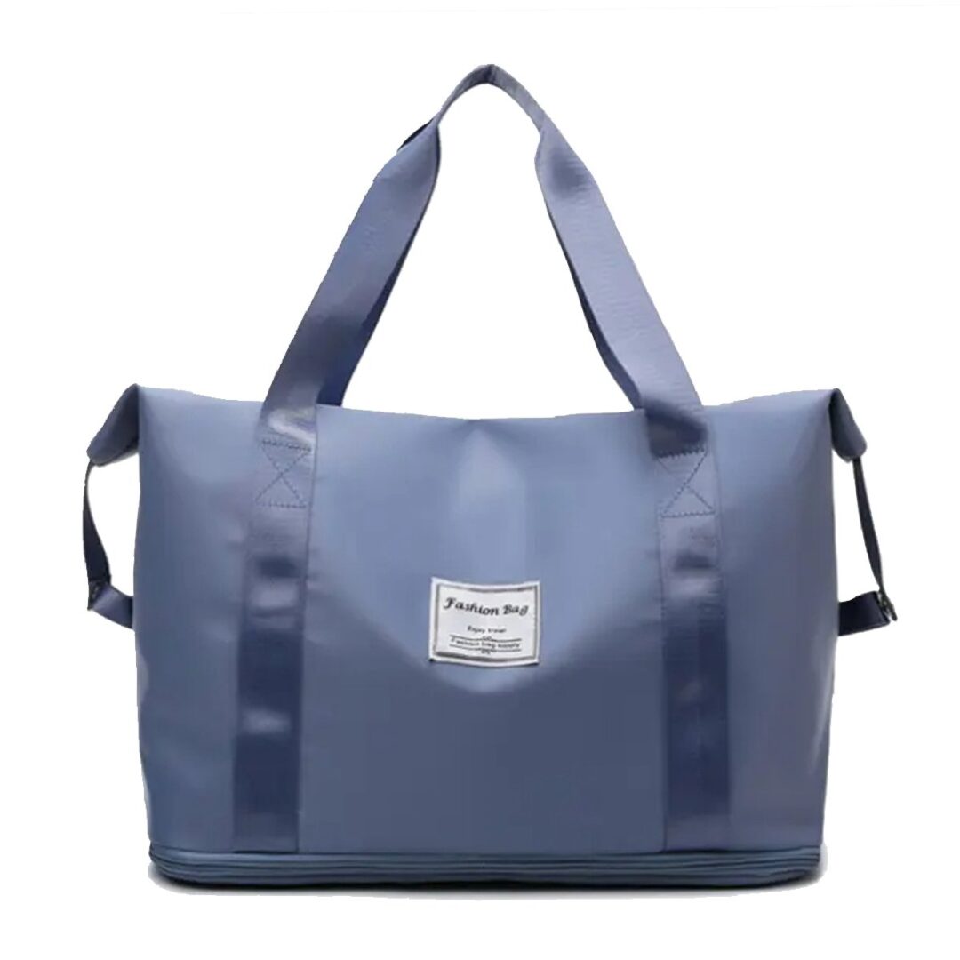 BOLSO PLEGABLE IMPERMEABLE MULTIFUNCION GRIS