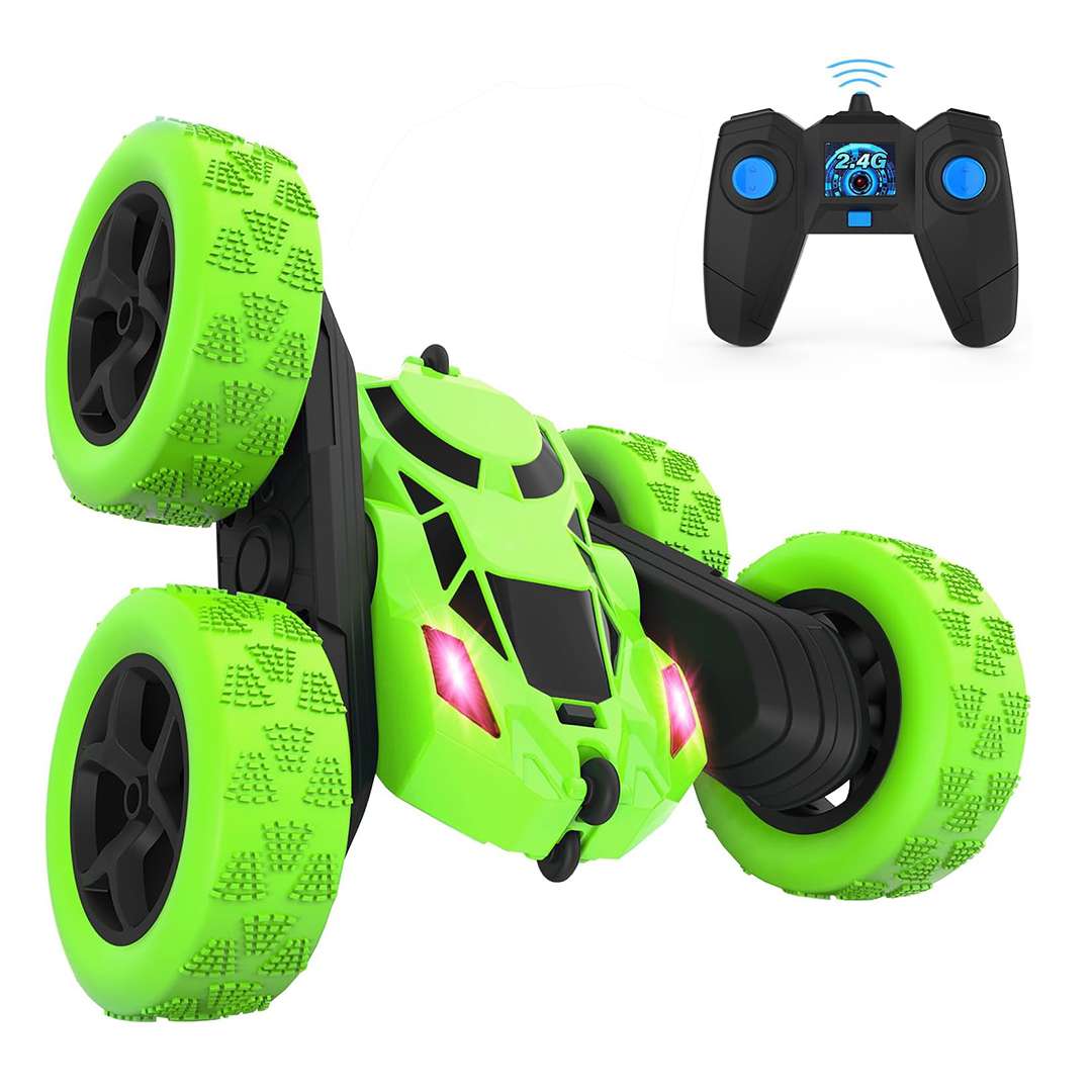 AUTO STUNT CAR 4X4 360° CONTROL REMOTO VERDE
