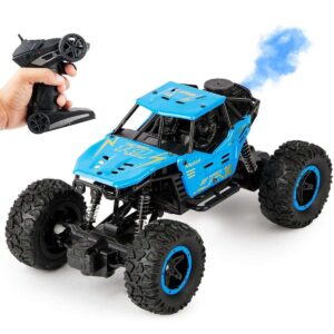 AUTO ARENERO LANZA HUMO LUZ CONTROL REMOTO AZUL
