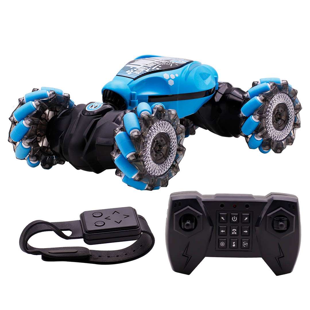 AUTO C/CONTROL REMOTO Y DE MANO STUNT CAR