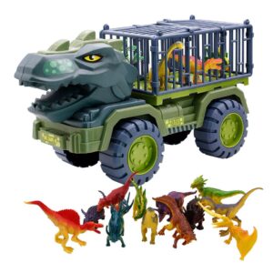 CAMION TRANSPORTADOR 15 DINOSAURIOS