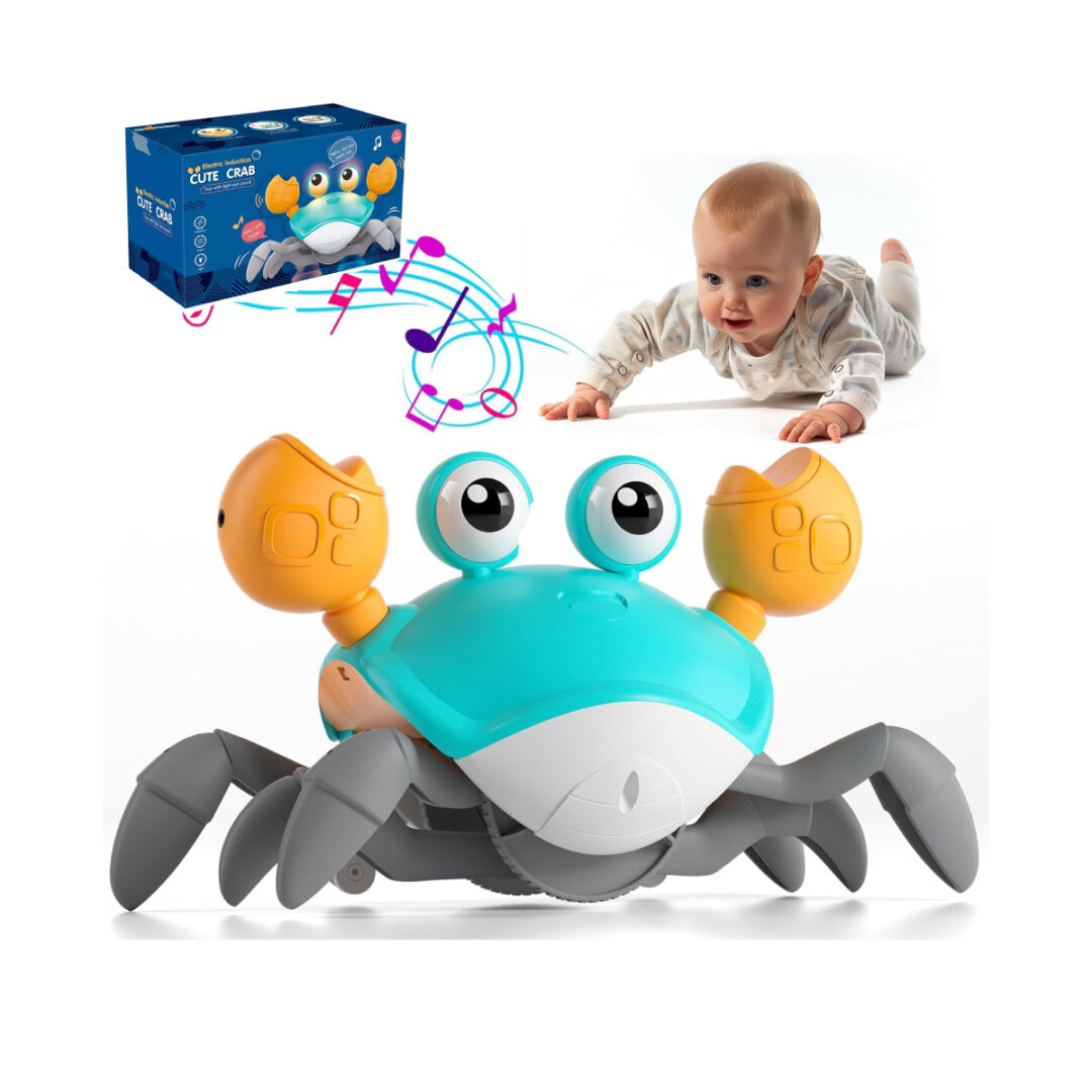 Juguete Para Bebés Interactivo Cangrejo Bailarín Estimula el Gateo