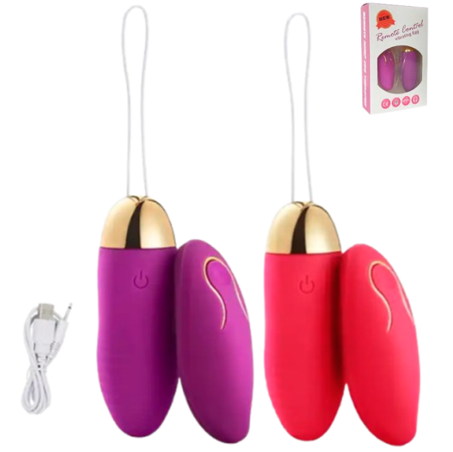 Bala Vibradora, Vibrador, con control (Recargable)