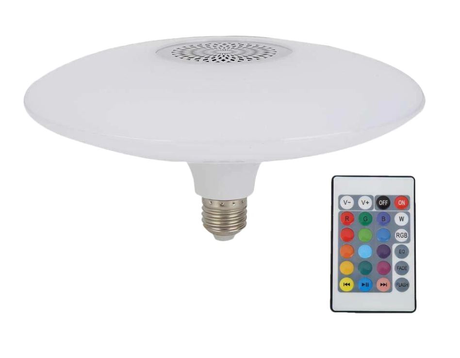 FOCO REPRODUCTOR CON EFECTOS DE LUCES LED (24W)