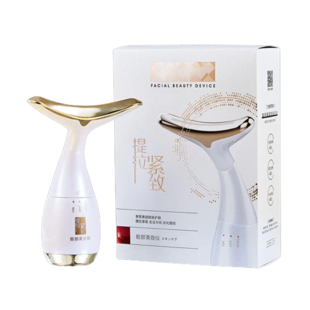 Masajeador Ultrasónico 3D antiarrugas para Rostro, Cuello y Mentón