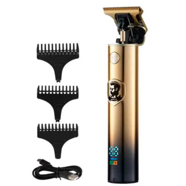 Kemei KM-252: Patillera y Máquina Profesional para Cortar Pelo y Barba