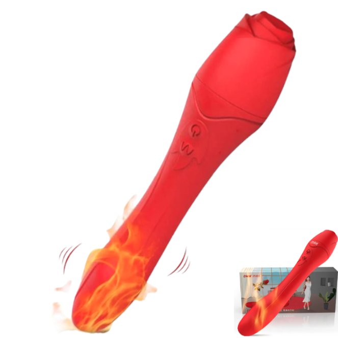Rosa Vibrador Estimulador De Clítoris Con Efecto Calor (recargable)