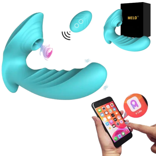 Vibrador Succionador  Estimulador De Clítoris Con app, Con Control Remoto (recargable)
