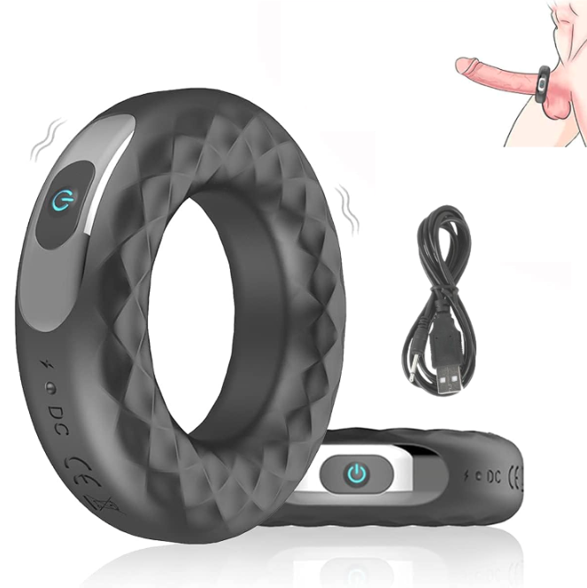 Anillo Vibrador Para Pene (recargable)