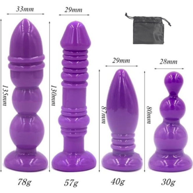 Set Kit 4 Plug Anal / Vaginal