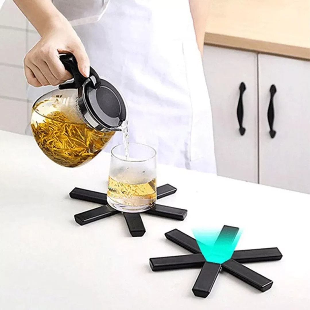 Kit 3 x Protector de Ollas Plegable Resistente al Calor - Imagen 5