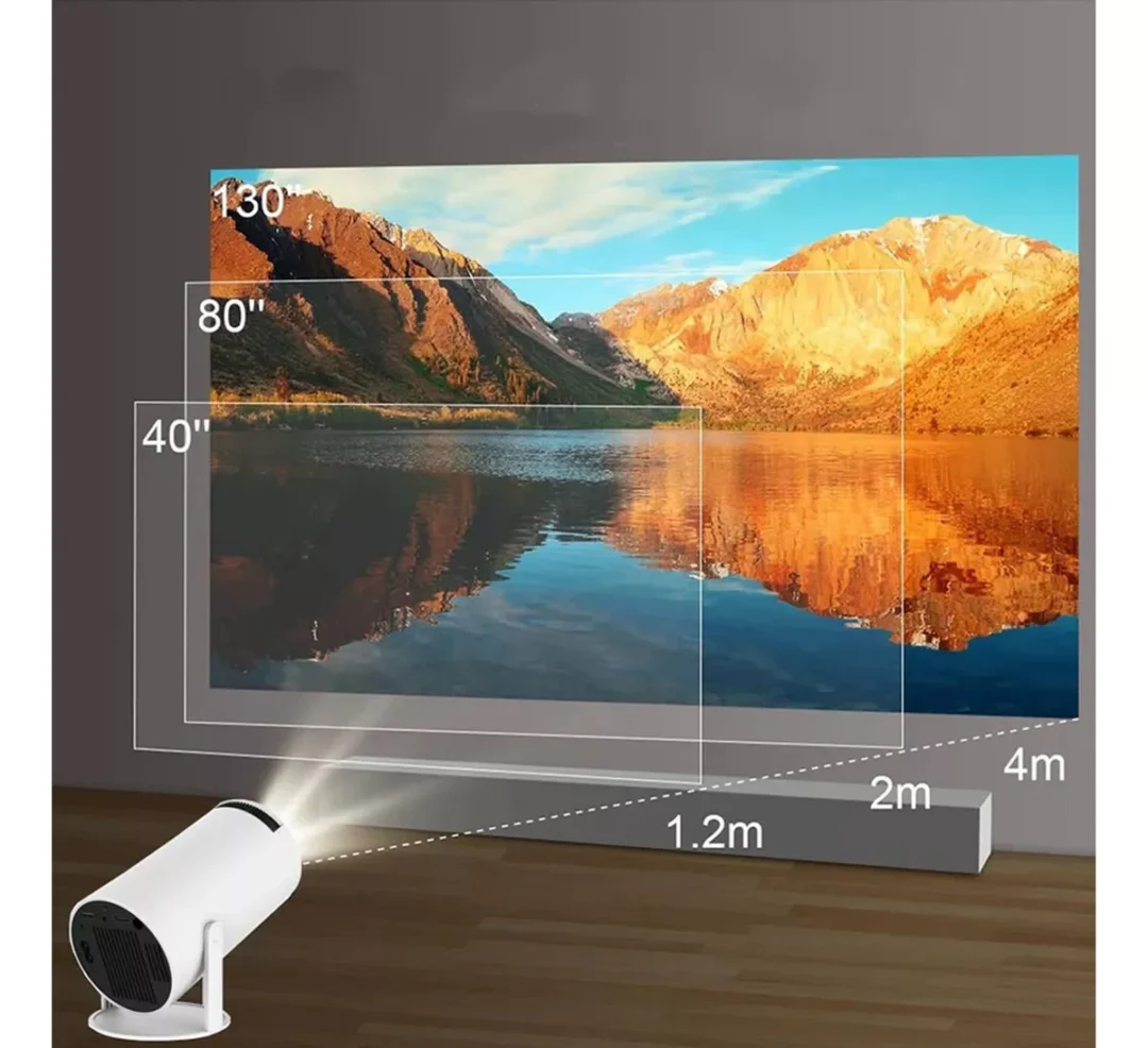 Proyector HY300 4K Color Blanco - Imagen 8