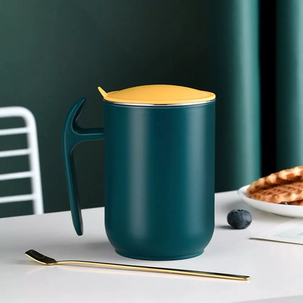 Taza Térmica con Tapa y Cuchara