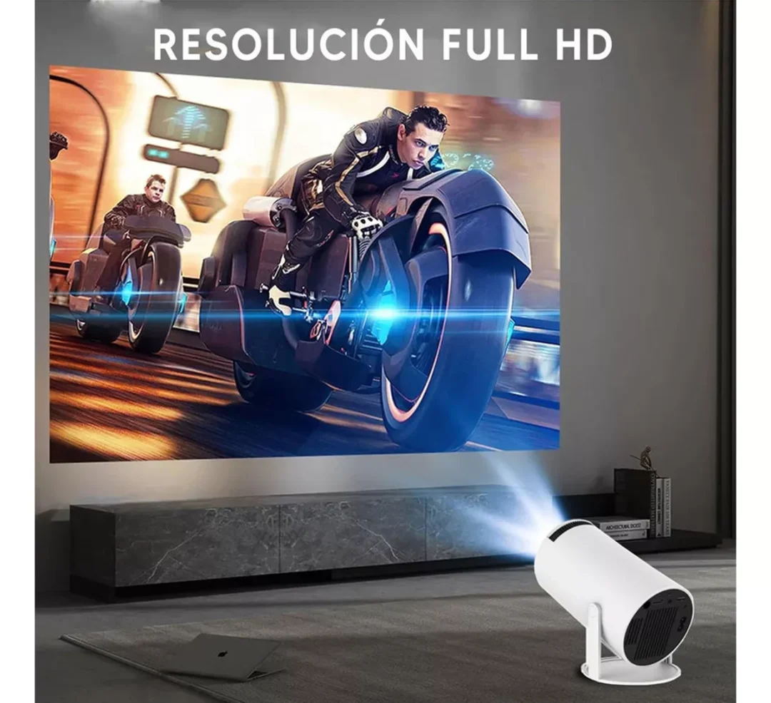 Proyector HY300 4K Color Blanco - Imagen 9