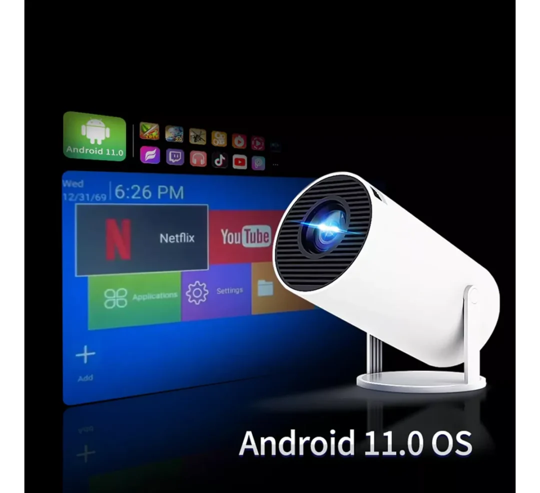 Proyector HY300 4K Color Blanco - Imagen 7