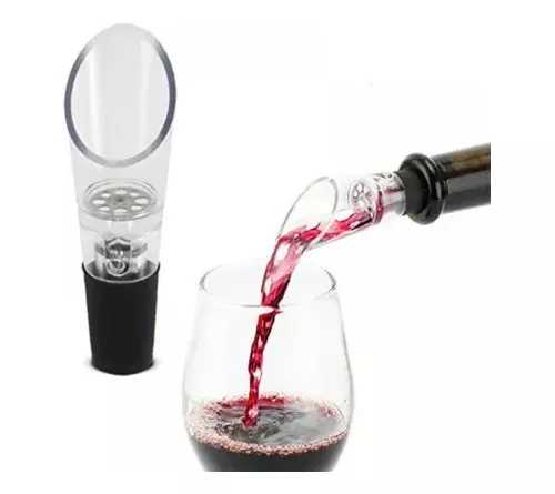 Vertedor Para Botellas De Vino + Tapón De Goma