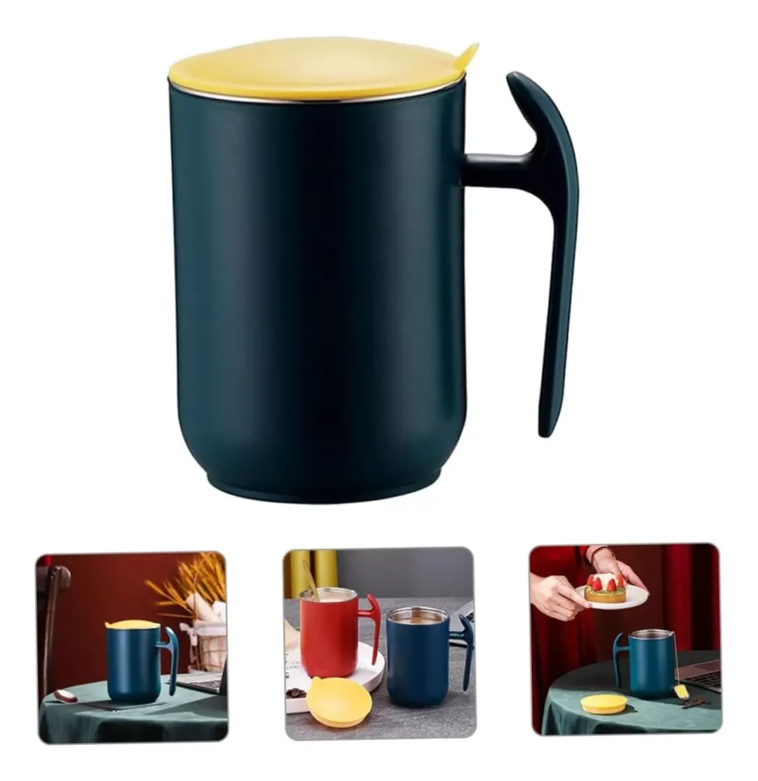 Taza Térmica con Tapa y Cuchara - Imagen 5