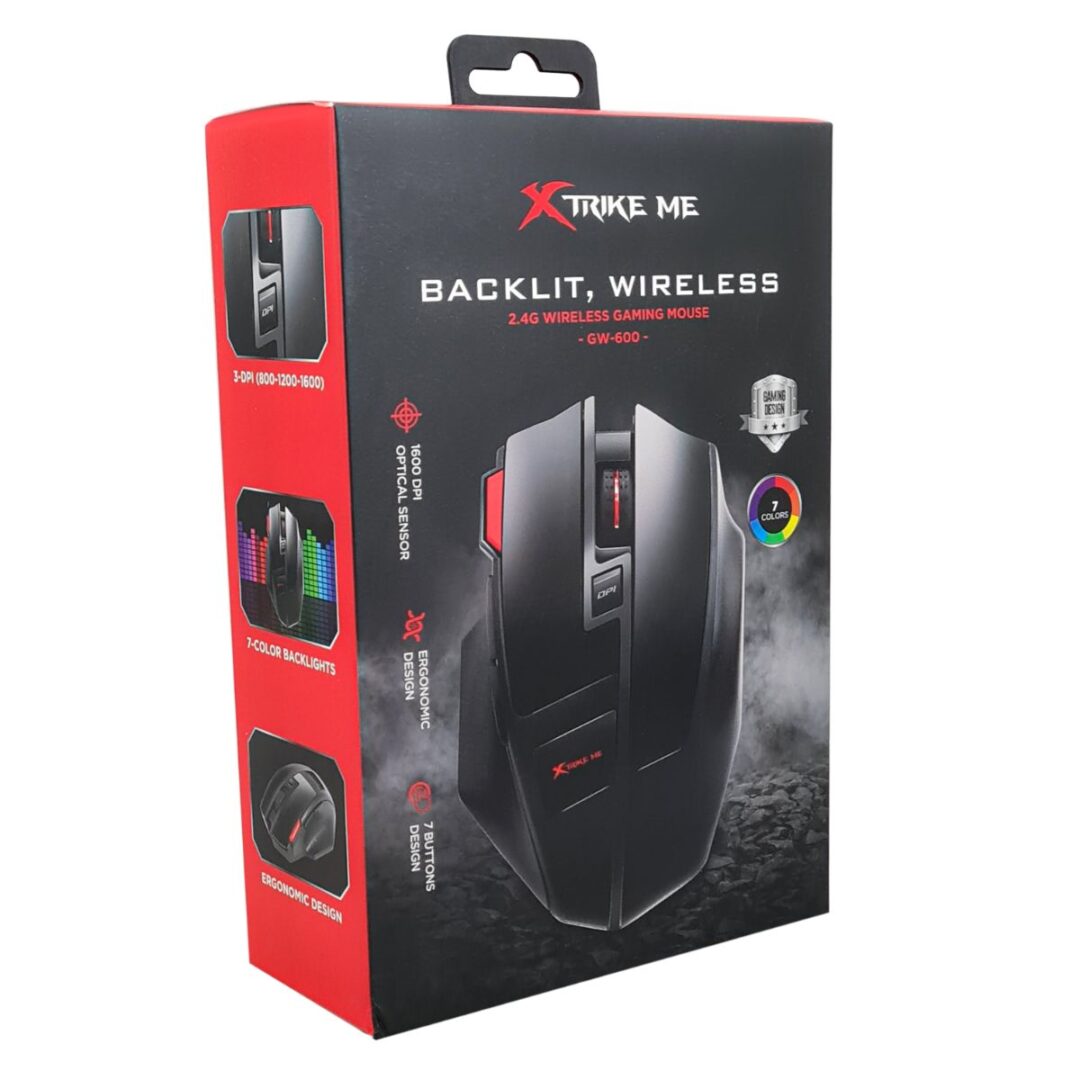 MOUSE INALAMBRICO GAMER XTRIKE ME GW-600