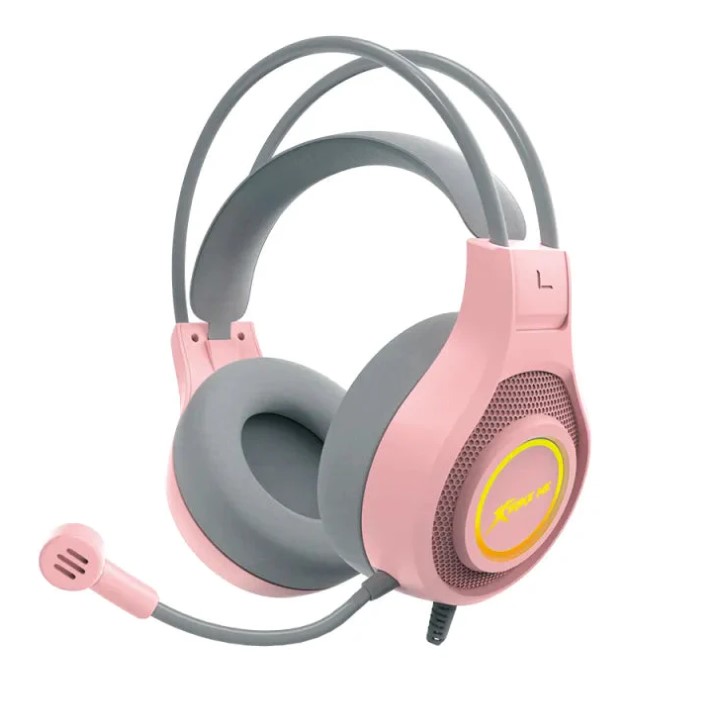 VINCHA AURICULAR XTRIKE ME GH-515P RGB ROSA