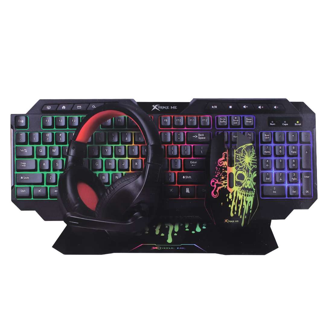 COMBO GAMER 4 EN 1 XTRIKE ME CMX-415 SP