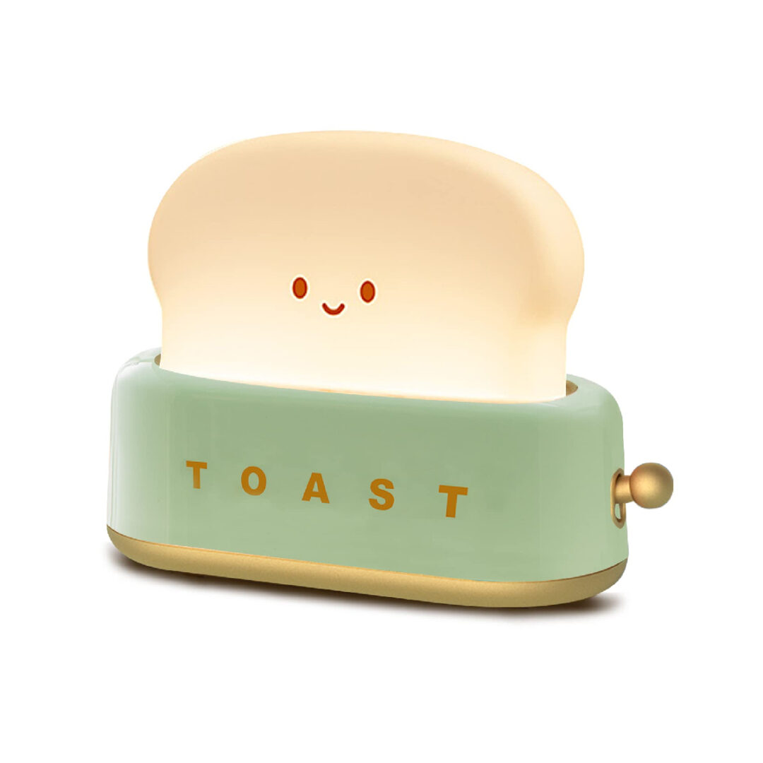 Lampara Veladora Diseño De Tostadora Led Niños Verde |rt® - Imagen 3