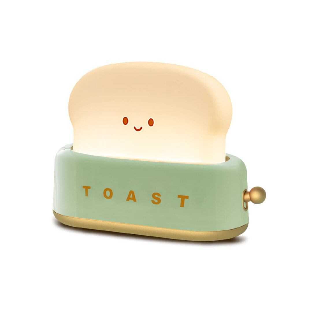 Lampara Veladora Diseño De Tostadora Led Niños Verde |rt® - Imagen 6