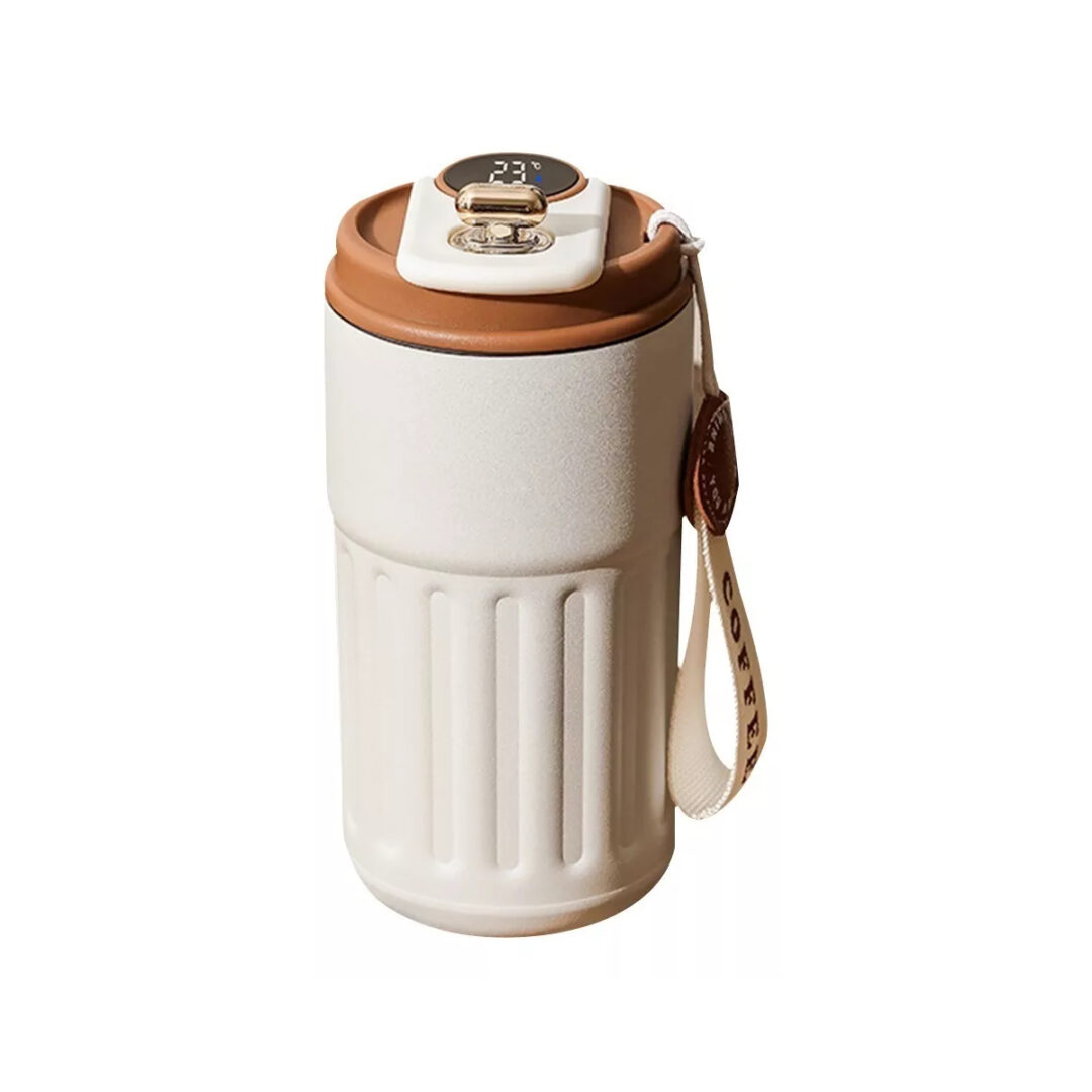 Termo Cafe Vaso Térmico Sensor Temperatura Acero Inox - Imagen 5