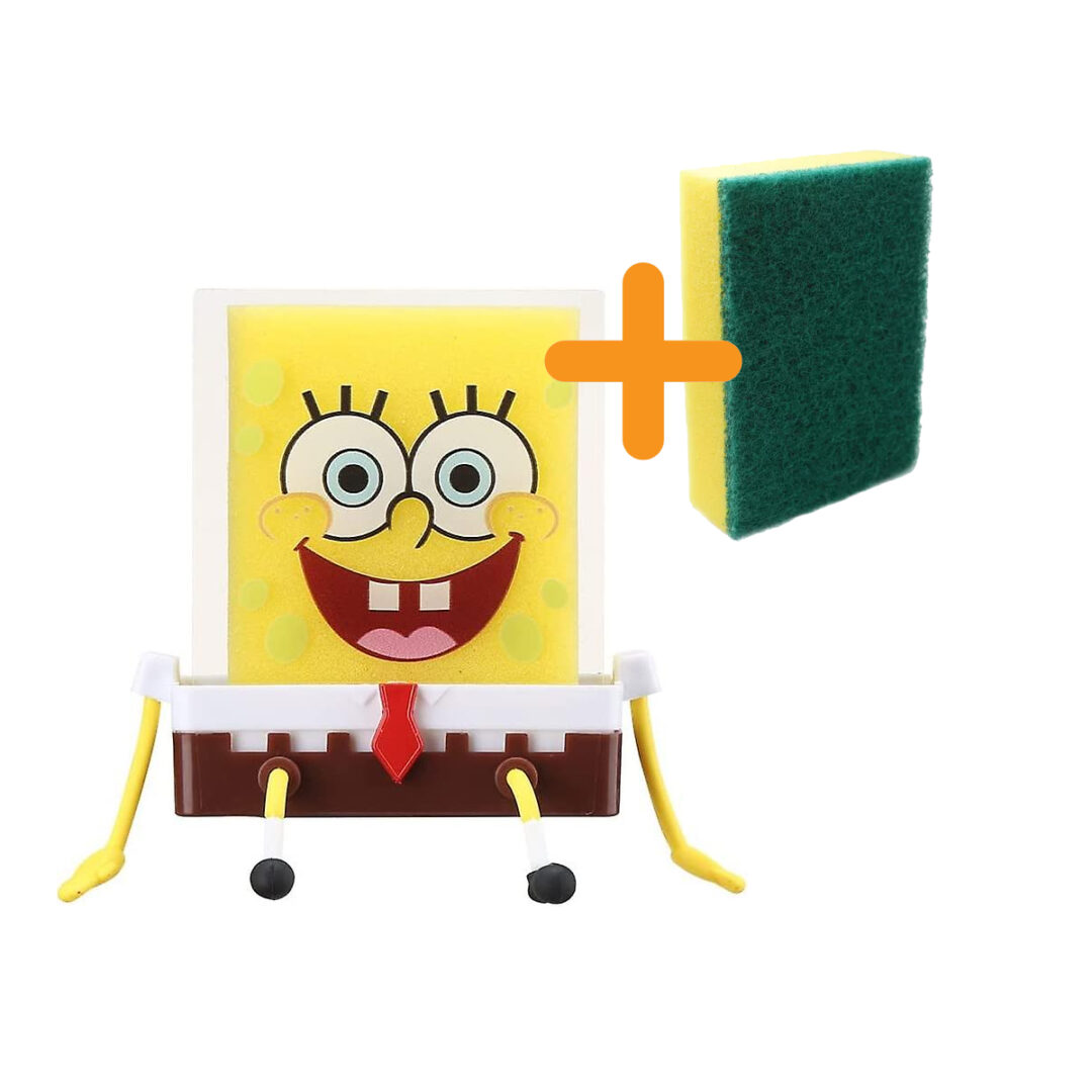 Bob Esponja Escurridor De Cocina con esponja de regalo - Imagen 2