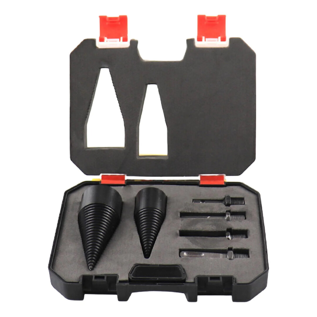 Set Completo Maletín Broca Para Abrir Cortar Madera Troncos