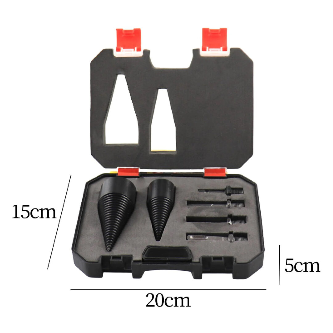 Set Completo Maletín Broca Para Abrir Cortar Madera Troncos - Imagen 5