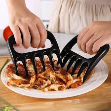 Set De 2 Garras De Oso Desmenuzar Carne Asador Parrilla |rt®